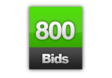 800 Bid Pack!