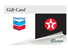 $100 Chevron and Texaco Gift Card