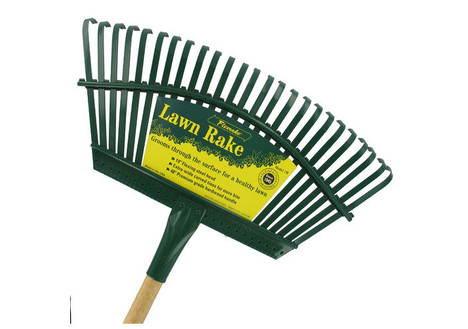 Flexrake 48-inch Handle with 19-inch Steel Head Lawn Rake