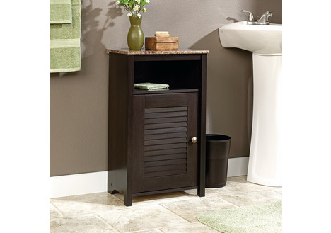 Sauder Peppercorn Floor Cabinet in Cinnamon Cherry