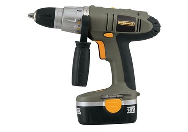 Rockwell 18-Volt Cordless Drill with 2 Batteries
