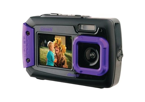 Coleman Duo2 Dual-Screen Waterproof Digital Camera (Purple)