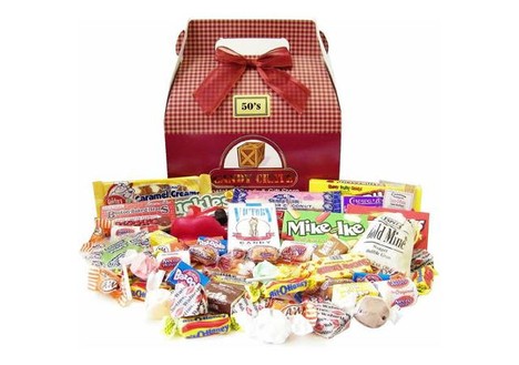 Candy Crate 1950's Retro Candy Gift Box, 2.5 lbs