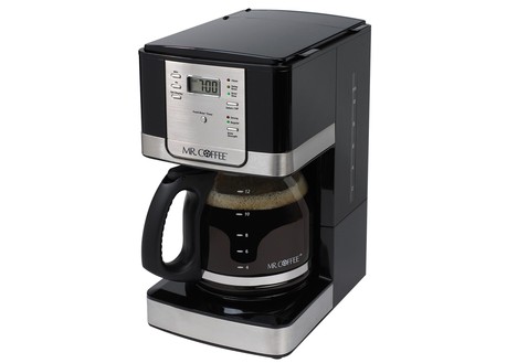 Mr.Coffee 12-Cup Coffee Maker,Stainless Steel/Black