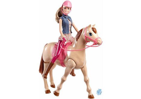 Barbie Saddle N Ride Horse