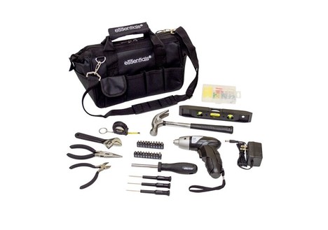 Essentials 34-Piece Around the House Tool Kit with Screwdriver