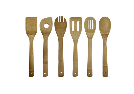 Oceanstar 6 Piece Bamboo Cooking Utensil Set