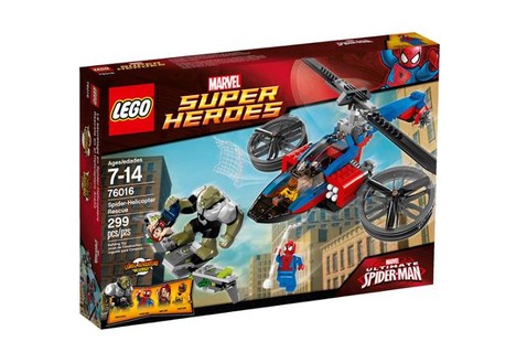 LEGO Super Heroes Spider-Helicopter Rescue Play Set