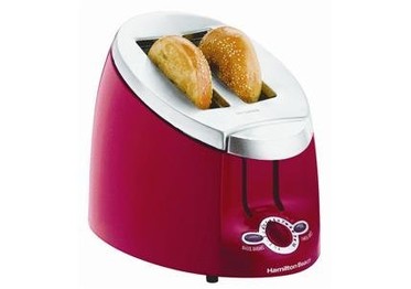 HB Tilted Bagel Toaster, Red